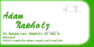 adam napholz business card